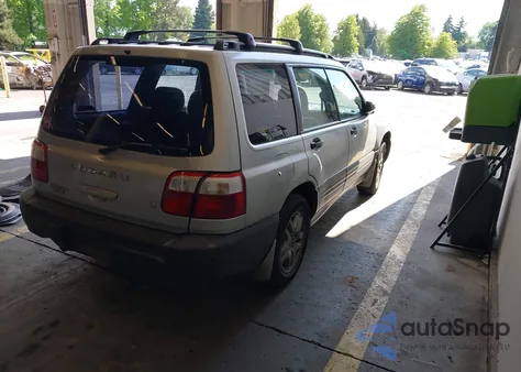 2002 Subaru Forester L из США, поврежденный, VIN JF1SF63562H754466